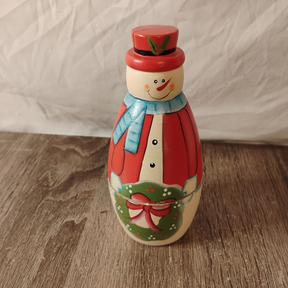 Vintage Nesting Snowmen Figures